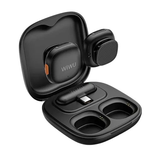WiWU Wi-WM006 AI Duo Wireless Microphone Type-C – Black