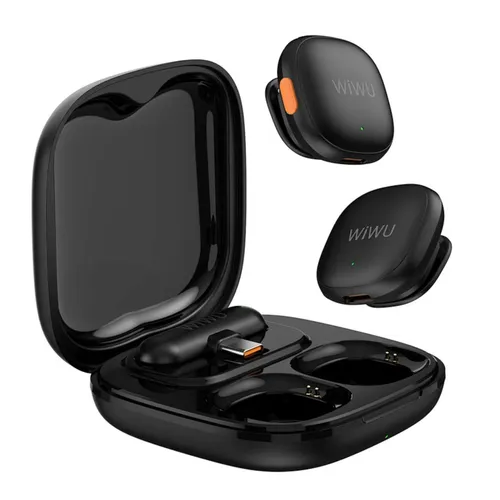 WiWU Wi-WM006 AI Duo Wireless Microphone Type-C - Black