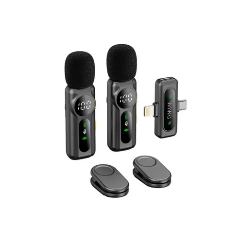 WiWU Wi-WM007 ANC Duo Wireless Type-C & Lightning Microphone