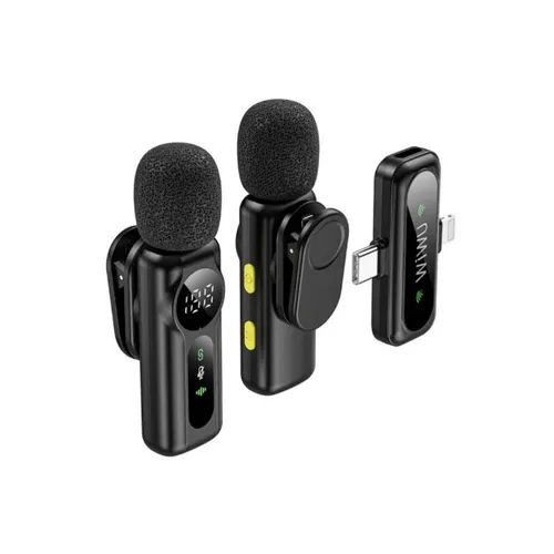WiWU Wi-WM007 ANC Duo Wireless Type-C &amp; Lightning Microphone