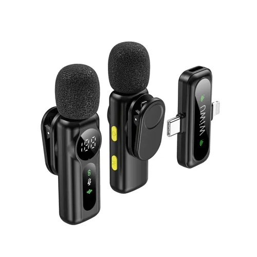 WiWU WI-WM007 Dual Wireless Lavalier ANC Microphone