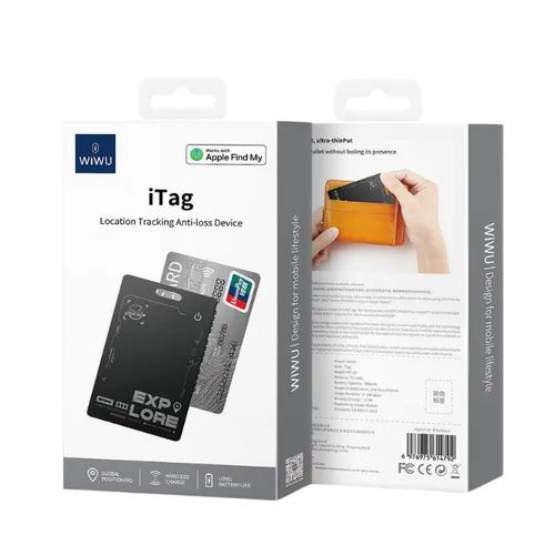 Wiwu WT-03 iTag Card Holder Design Anti-Lost GPS Smart Tracking Device