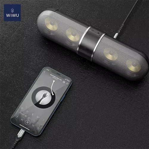 WiWU YP02 3.5mm to Lightning AUX Stereo Adapter Cable