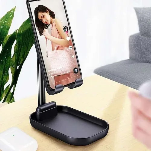 Wiwu ZM100 Adjustable Desktop Stand For Phone & Tablet - Black ZM100B