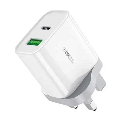 WK 20W+QC 3.0 Fast Type-C + USB Dual Port Dock (WP-U53)