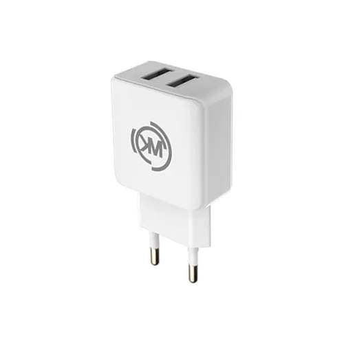 WK Design WP-U11 Blanc Dual Port USB Charger