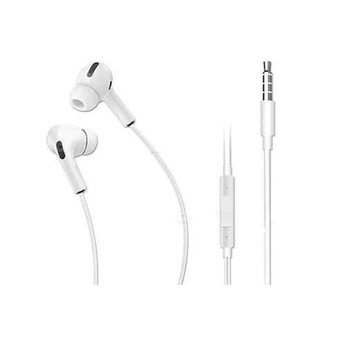 WUW R124 Streamlined Airpod Pro Style 3.5mm Earphones