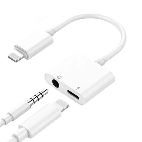 WUW X89 Dual Lightning to 3.5mm Audio Converter