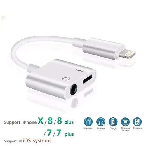 WUW X89 Dual Lightning to 3.5mm Audio Converter