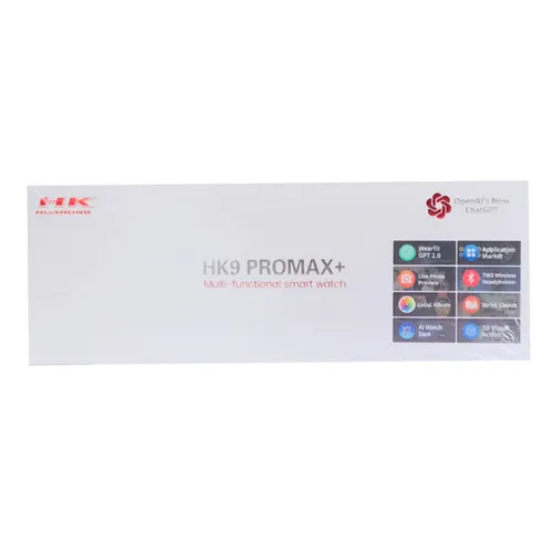 X-Inova HK9 Pro Max Plus Smart Watch - Black/Orange