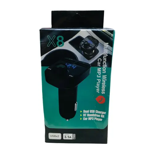 X8 3.1A Multifunction Car Charger - A Grade