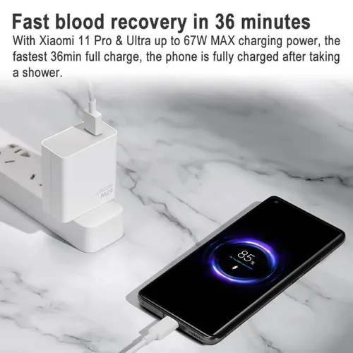Xiaomi 67W Type-C Fast Turbo Charger with Type-C Cable