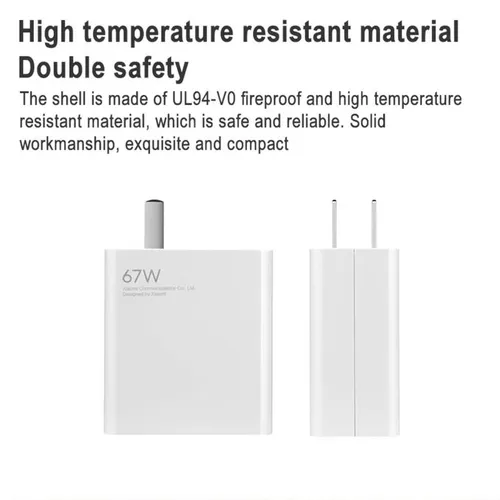 Xiaomi 67W Type-C Fast Turbo Charger with Type-C Cable