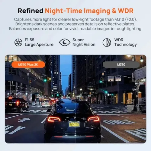 Xiaomi 70mai M310 Plus 2K Dash Cam