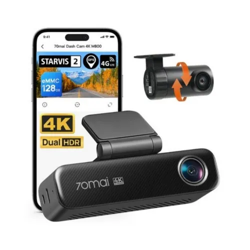 Xiaomi 70mai M800-2 Starvis 2 4K Dash Cam Set With 128GB Memory Card