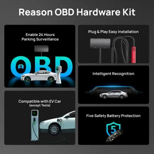 Xiaomi 70mai OBD-II Type-C Hardwire Kit for Dash Cam A510 | M500 | Omni A810