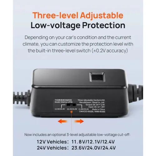 Xiaomi 70mai UP06 Hardwire Kit for Dash Cameras