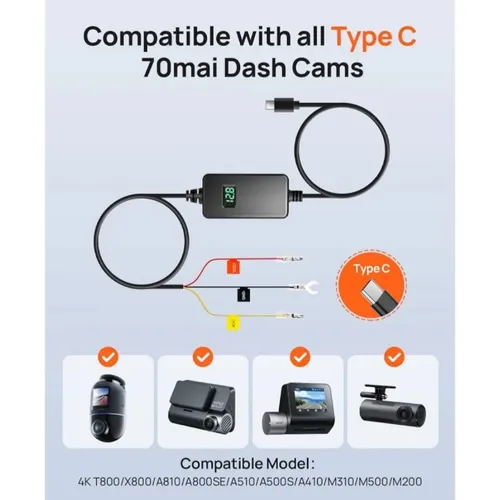 Xiaomi 70mai UP06 Hardwire Kit for Dash Cameras