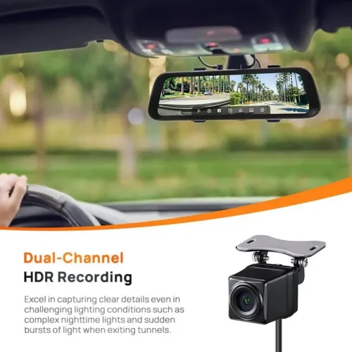Xiaomi Mi 70mai S500 Rearview Mirror Starvis 2 Dash Cam Set