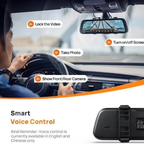Xiaomi Mi 70mai S500 Rearview Mirror Starvis 2 Dash Cam Set