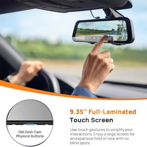 Xiaomi Mi 70mai S500 Rearview Mirror Starvis 2 Dash Cam Set