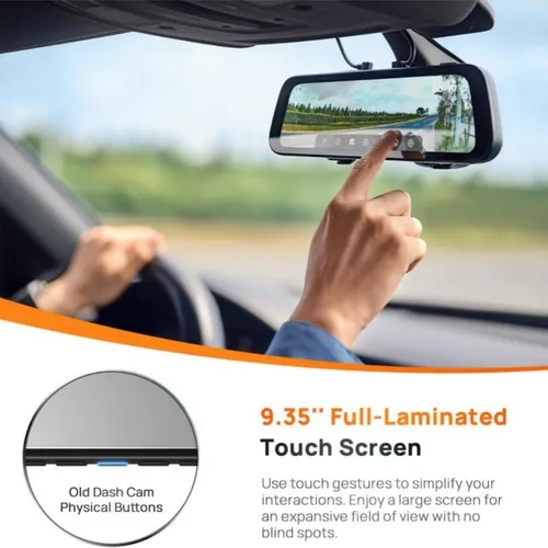 Xiaomi Mi 70mai S500 Rearview Mirror Starvis 2 Dash Cam Set