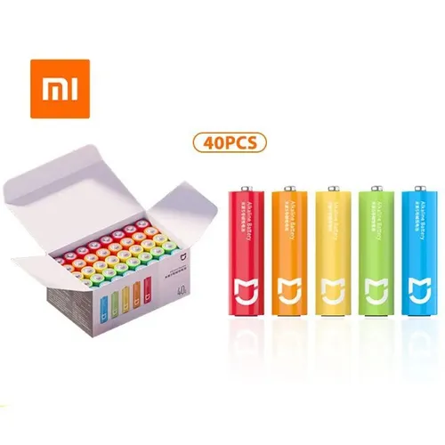Xiaomi Rainbow No.7 Alkaline AAA Battery 40pcs