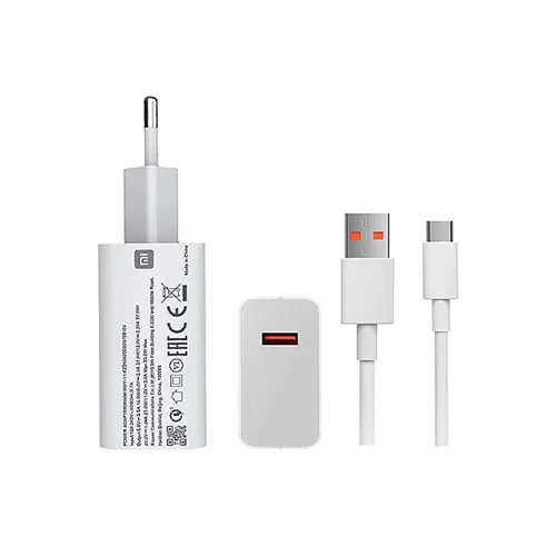 Xiaomi Redmi 33W Type-C Wall Charger with USB to Type-C Cable