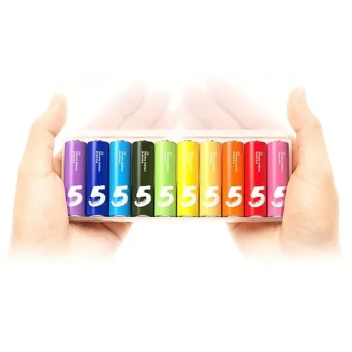 Xiaomi Z15 AA Alkaline Rainbow Heavy Duty Battery 10pcs