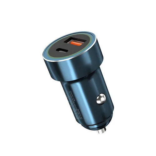 XO car charger CC32 PD QC 3.0 20W 1 USB 1 USB-C black