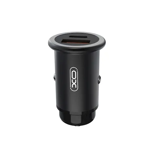 XO car charger CC38 PD QC 3.0 20W 1 USB 1 USB-C black
