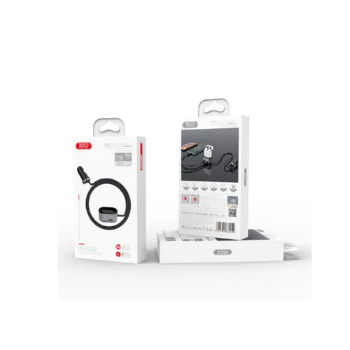 XO CC29 35W 4 in 1 Multifunctional Car Charger for Mobile Phones and Earpods