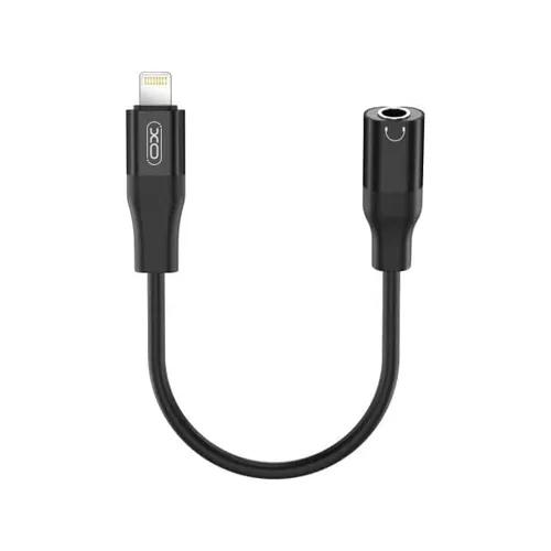 XO NB181A audio adapter Lightning to 3.5mm 0.11 Meter-Black