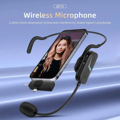 YANAMI GF13 3 in 1 Wireless Microphone
