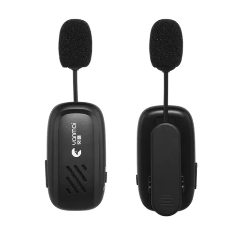 Yanmai K2 Portable Rechargeable Mini Wireless Clip On Mask Microphone Speaker
