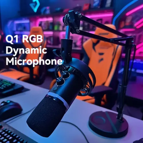 YANMAI Q1 Boom Arm Podcast Microphone
