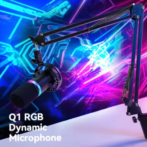 YANMAI Q1 Boom Arm Podcast Microphone