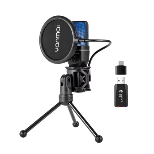 Yanmai SF-777W Live Streaming Wireless RGB Microphone