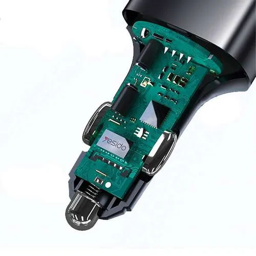 Yesido 3 USB 42W Max Car Charger (Y46)