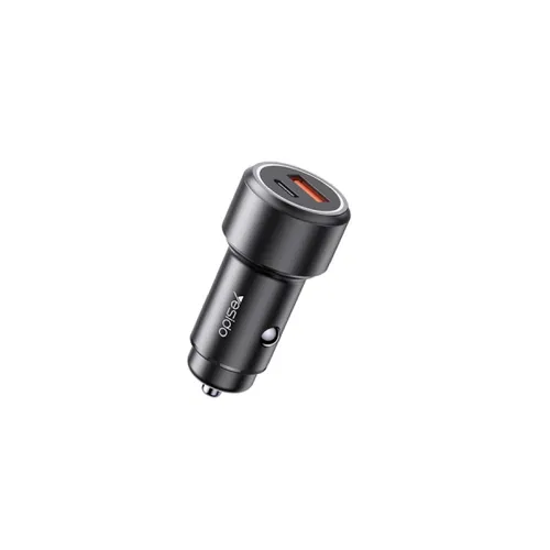 Yesido 42W USB + Type-C Dual Ports Fast Charging Car Charger Y42