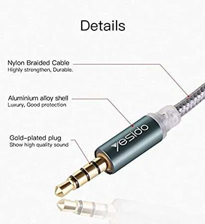 YESIDO Audio Cable AUX To AUX YAU-02