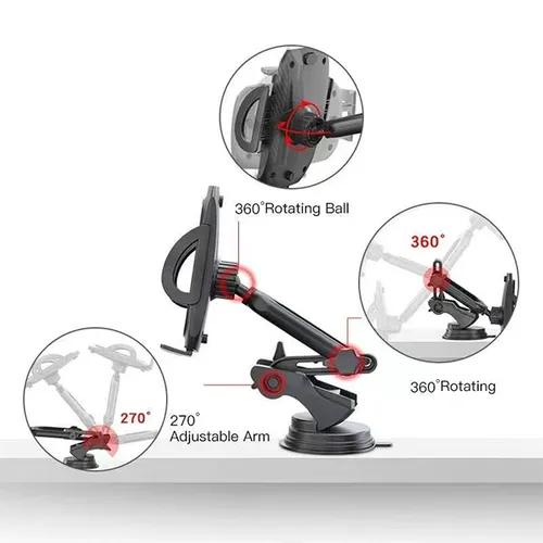 Yesido C111 Stretchable Holder Multi Angle Adjustable Suction Cup Holder