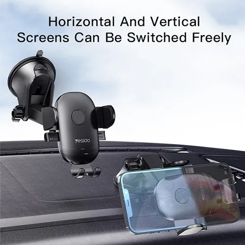 Yesido C138 Gravity Holder Suction Cup &amp; Windshield Phone Holder