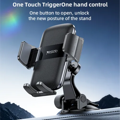 Yesido C175 One-touch Opening 360° Adjustable Mini Suction Cup Phone Holder