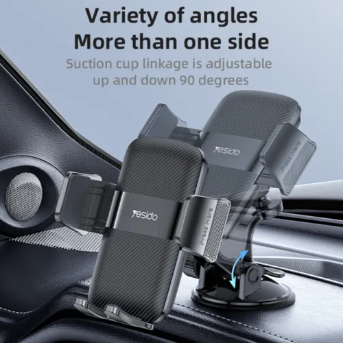 Yesido C175 One-touch Opening 360° Adjustable Mini Suction Cup Phone Holder