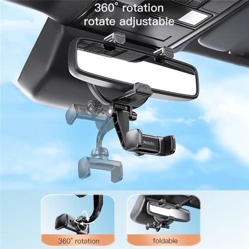 Yesido C193 Vehicle Rear View Mirror Phone Holder
