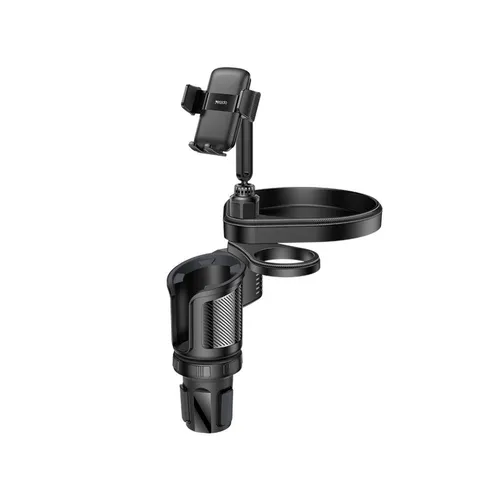 Yesido C274 4-in-1 Multifunctional Car Cup Holder &amp; Tray Stand with 360° Rotation, Phone Mount &amp; Storage Organizer