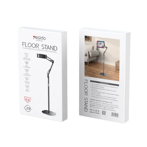 Yesido C295 Aluminum Alloy Floor Stand For Tablets And Phones