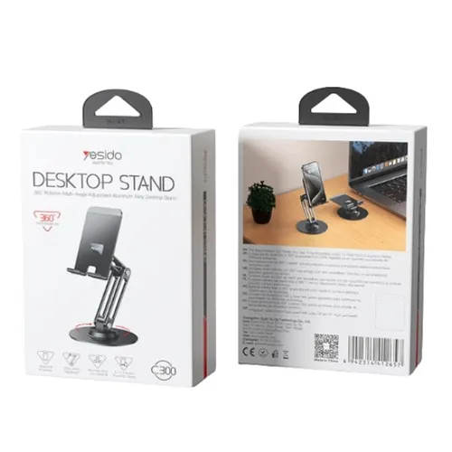 Yesido C300 360° Rotation Aluminum Alloy Desktop Stand