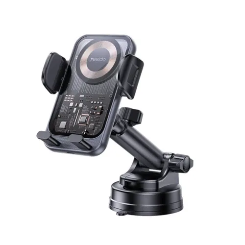 YESIDO C307 15W Wireless Charging Car Phone Holder